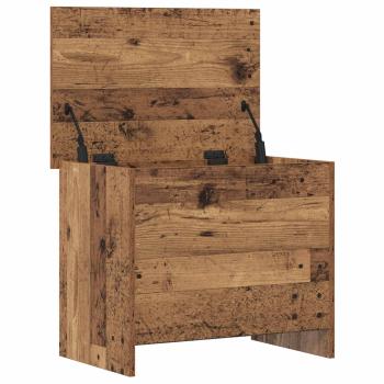 Aufbewahrungstruhe Altholz 60 x 40 x 50 cm Holzwerkstoff