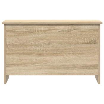 Aufbewahrungstruhe Sonoma-Eiche 80 x 40 x 50 cm Holzwerkstoff