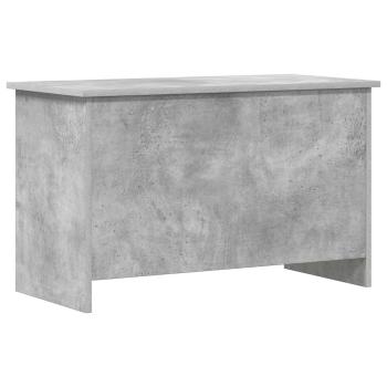 Aufbewahrungstruhe Betongrau 80 x 40 x 50 cm Holzwerkstoff