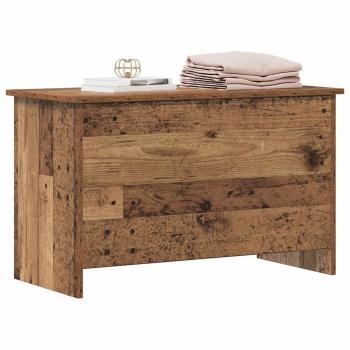 Aufbewahrungstruhe Altholz 80 x 40 x 50 cm Holzwerkstoff