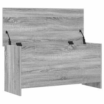 Aufbewahrungstruhe Grau Sonoma 100 x 40 x 50 cm Holzwerkstoff