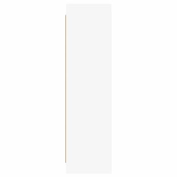Bücherregal Weiß 30 x 30 x 111 cm Holzwerkstoff
