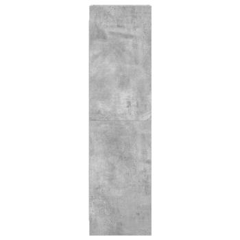 Bücherregal Beton Grau 30 x 30 x 111 cm Holzwerkstoff