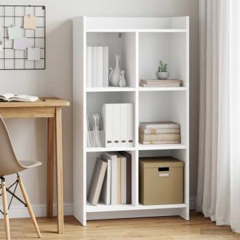 ARDEBO.de - Bücherregal Weiß 59 x 30 x 111 cm Holzwerkstoff