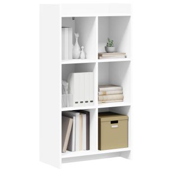 Bücherregal Weiß 59 x 30 x 111 cm Holzwerkstoff
