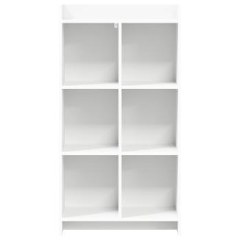 Bücherregal Weiß 59 x 30 x 111 cm Holzwerkstoff