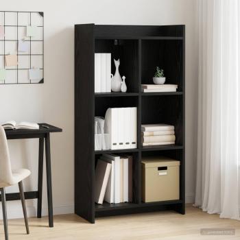 ARDEBO.de - B?cherregal Schwarze Eiche 59 x 30 x 111 cm Holzwerkstoff
