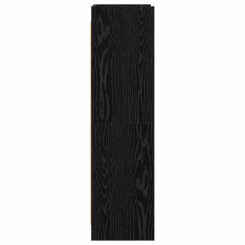 B?cherregal Schwarze Eiche 59 x 30 x 111 cm Holzwerkstoff