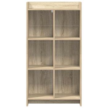 Bücherregal Sonoma-Eiche 59 x 30 x 111 cm Holzwerkstoff