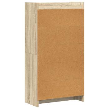 Bücherregal Sonoma-Eiche 59 x 30 x 111 cm Holzwerkstoff