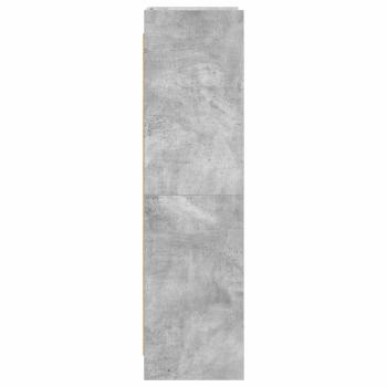 Bücherregal Beton Grau 59 x 30 x 111 cm Holzwerkstoff