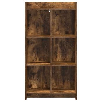 Bücherregal Geräucherte Eiche 59 x 30 x 111 cm Holzwerkstoff