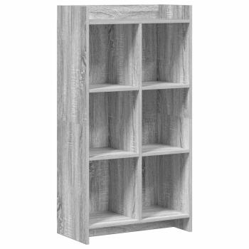 Bücherregal Grau Sonoma 59 x 30 x 111 cm Holzwerkstoff