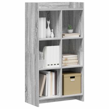 Bücherregal Grau Sonoma 59 x 30 x 111 cm Holzwerkstoff