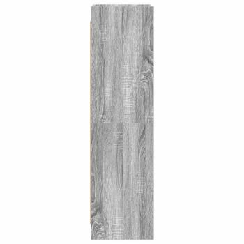 Bücherregal Grau Sonoma 59 x 30 x 111 cm Holzwerkstoff