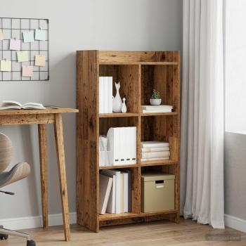 ARDEBO.de - Bücherregal Altholz 59 x 30 x 111 cm Holzwerkstoff