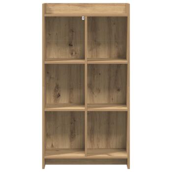 B?cherregal 6 Ebenen 59 x 30 x 111 cm Holzwerkstoff