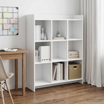 ARDEBO.de - Bücherregal Weiß 87,5 x 30 x 111 cm Holzwerkstoff