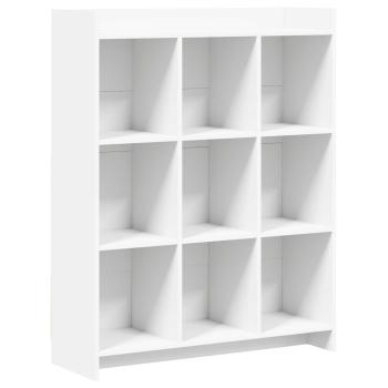 Bücherregal Weiß 87,5 x 30 x 111 cm Holzwerkstoff