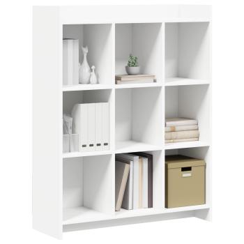 Bücherregal Weiß 87,5 x 30 x 111 cm Holzwerkstoff