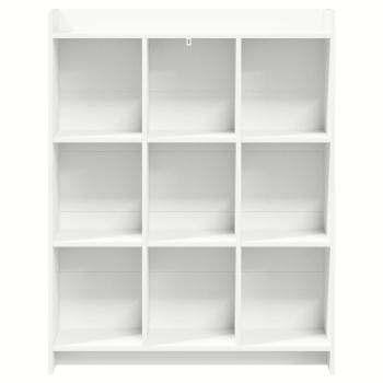 Bücherregal Weiß 87,5 x 30 x 111 cm Holzwerkstoff