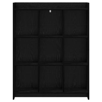 B?cherregal Schwarze Eiche 87,5 x 30 x 111 cm Holzwerkstoff
