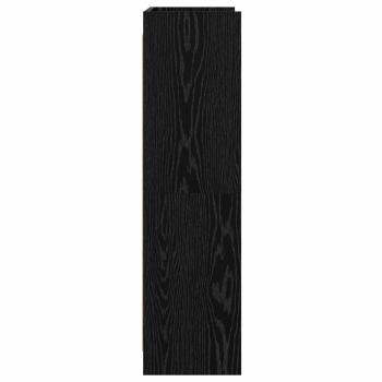 B?cherregal Schwarze Eiche 87,5 x 30 x 111 cm Holzwerkstoff