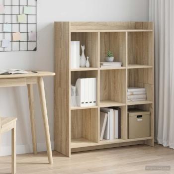 ARDEBO.de - Bücherregal Sonoma-Eiche 87,5 x 30 x 111 cm Holzwerkstoff