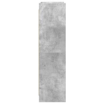 Bücherregal Beton Grau 87,5 x 30 x 111 cm Holzwerkstoff