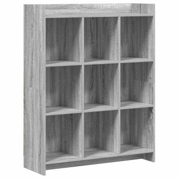 Bücherregal Grau Sonoma 87,5 x 30 x 111 cm Holzwerkstoff