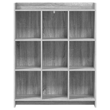 Bücherregal Grau Sonoma 87,5 x 30 x 111 cm Holzwerkstoff