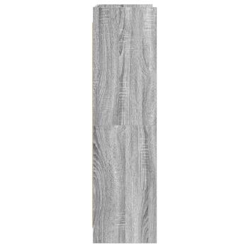 Bücherregal Grau Sonoma 87,5 x 30 x 111 cm Holzwerkstoff