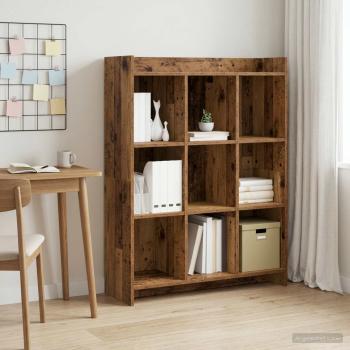 ARDEBO.de - Bücherregal Altholz 87,5 x 30 x 111 cm Holzwerkstoff