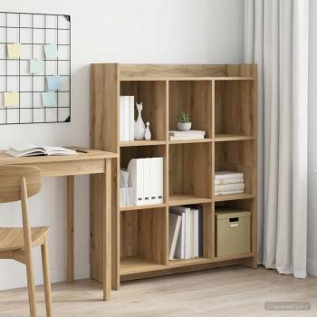 ARDEBO.de - B?cherregal 9 Ebenen 87,5 x 30 x 111 cm Holzwerkstoff