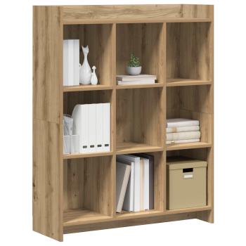 B?cherregal 9 Ebenen 87,5 x 30 x 111 cm Holzwerkstoff