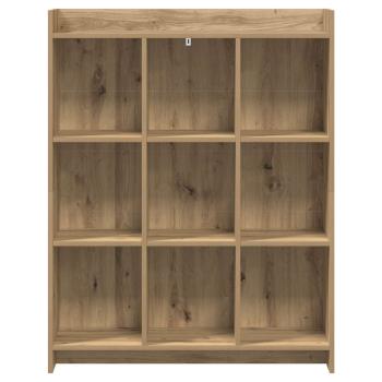 B?cherregal 9 Ebenen 87,5 x 30 x 111 cm Holzwerkstoff