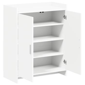 Schuhschrank mit Speicher Weiß 73,5 x 36 x 92 cm Holzwerkstoff