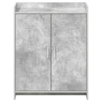 Schuhschrank mit Tür Betongrau 73,5 x 36 x 92 cm Holzwerkstoff