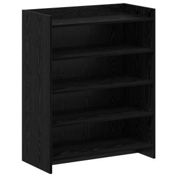 Schuhschrank Schwarze Eiche 73,5 x 36 x 92 cm Holzwerkstoff