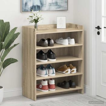 ARDEBO.de - Schuhschrank Sonoma-Eiche 73,5 x 36 x 92 cm Holzwerkstoff