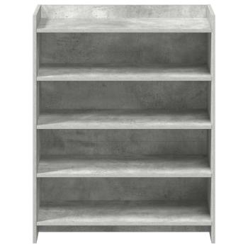 Schuhschrank Betongrau 73,5 x 36 x 92 cm Holzwerkstoff
