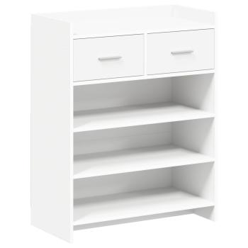 Schuhschrank 73,5 x 36 x 92 cm Holzwerkstoff Weiß