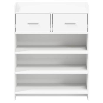 Schuhschrank 73,5 x 36 x 92 cm Holzwerkstoff Weiß