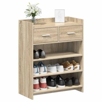 Schuhschrank 73,5 x 36 x 92 cm Holzwerkstoff Sonoma-Eiche