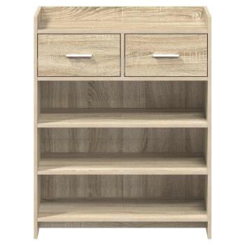 Schuhschrank 73,5 x 36 x 92 cm Holzwerkstoff Sonoma-Eiche