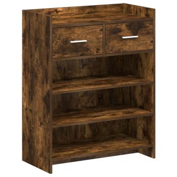 Schuhschrank 73,5 x 36 x 92 cm Holzwerkstoff Räuchereiche