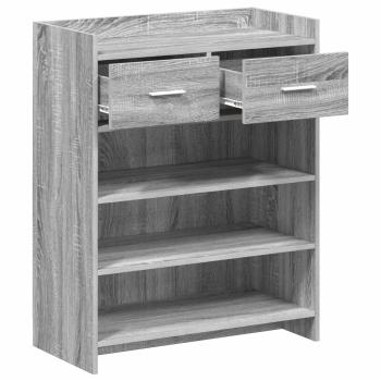 Schuhschrank 73,5 x 36 x 92 cm Holzwerkstoff Sonoma-Grau