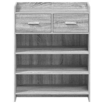 Schuhschrank 73,5 x 36 x 92 cm Holzwerkstoff Sonoma-Grau