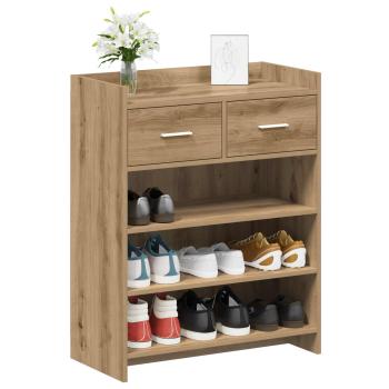 Schuhschrank 73,5 x 36 x 92 cm Holzwerkstoff Artisan-Eiche