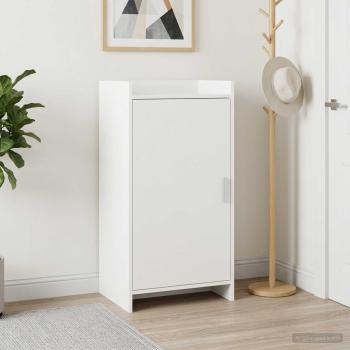 ARDEBO.de - Schuhschrank mit Speicher Weiß 48 x 36 x 92 cm Holzwerkstoff